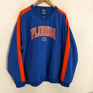 University Florida Gators Windbreaker Pullover Adult Size XL Embroidered UF